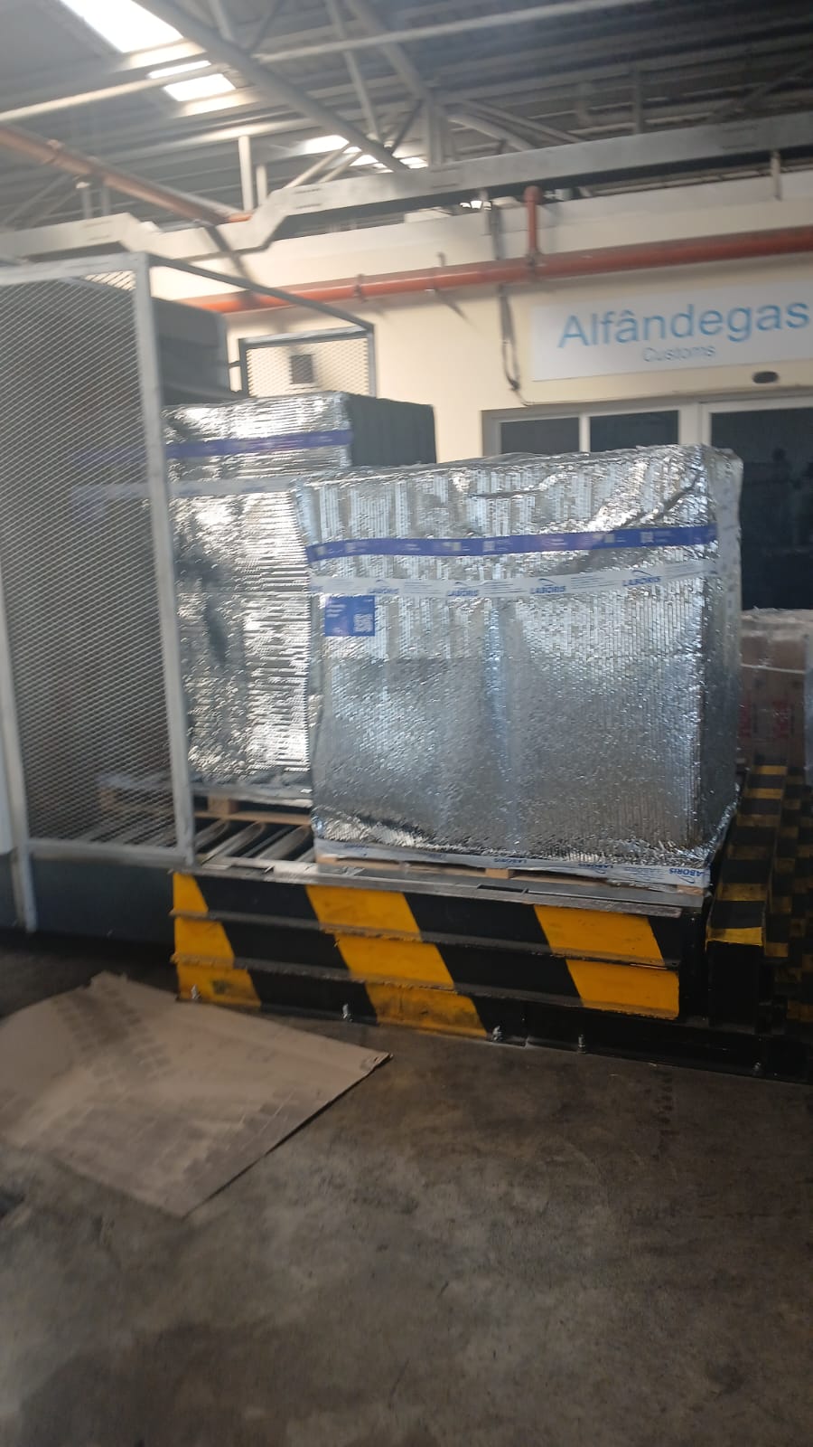 Pharma cargo at customs